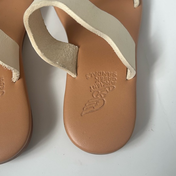 Ancient greek sandals Little kastos soft sz 27 off white - Picture 4 of 7